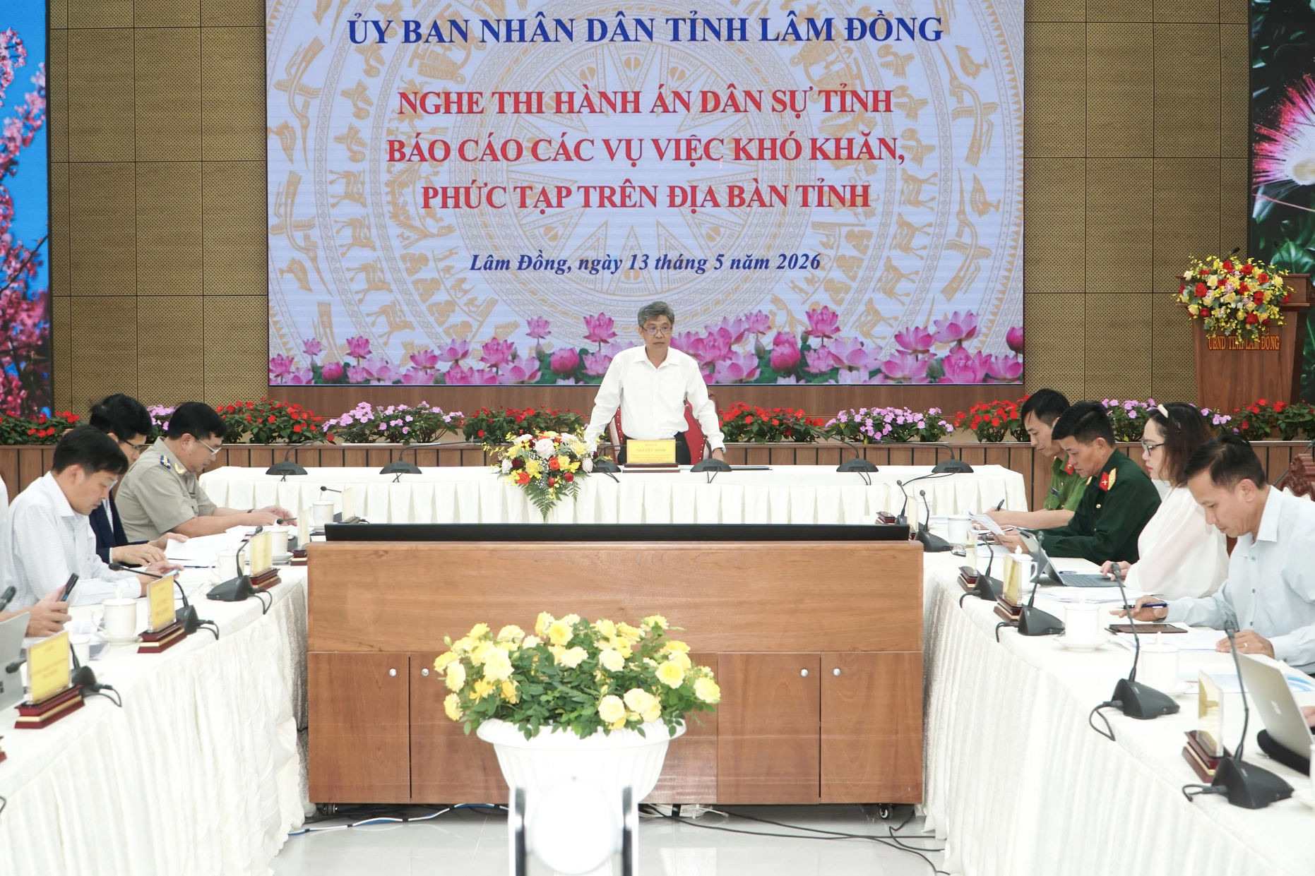 Ảnh đại diện Lâm Đồng chỉ đạo xử lý các vụ thi hành án dân sự khó khăn, phức tạp