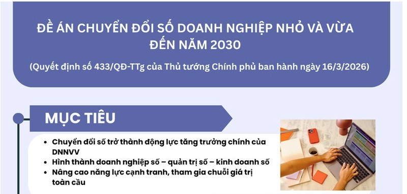 Phê duyệt Đề án chuyển đổi số doanh nghiệp nhỏ và vừa đến năm 2030