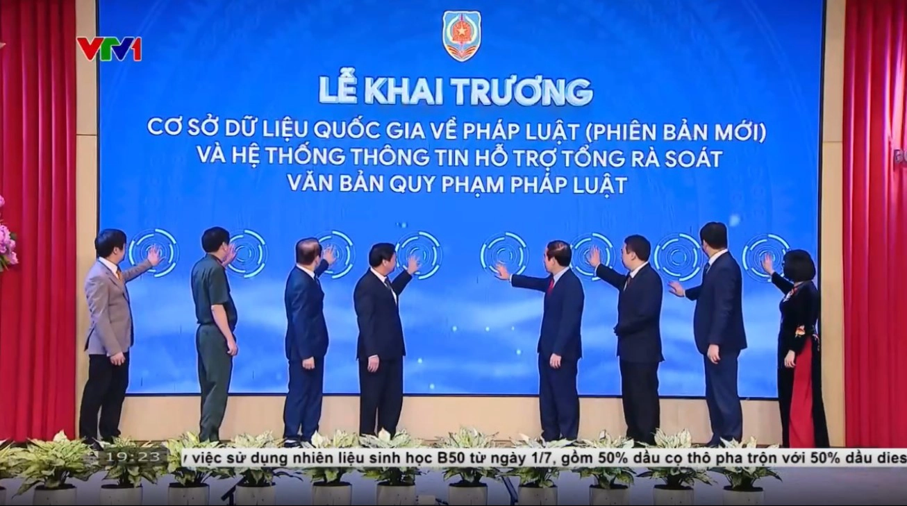 Khai trương CSDL quốc gia về pháp luật phiên bản mới