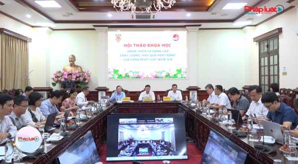 Ảnh đại diện Nâng cao chất lượng, hiệu quả hoạt động của Cổng Pháp luật quốc gia