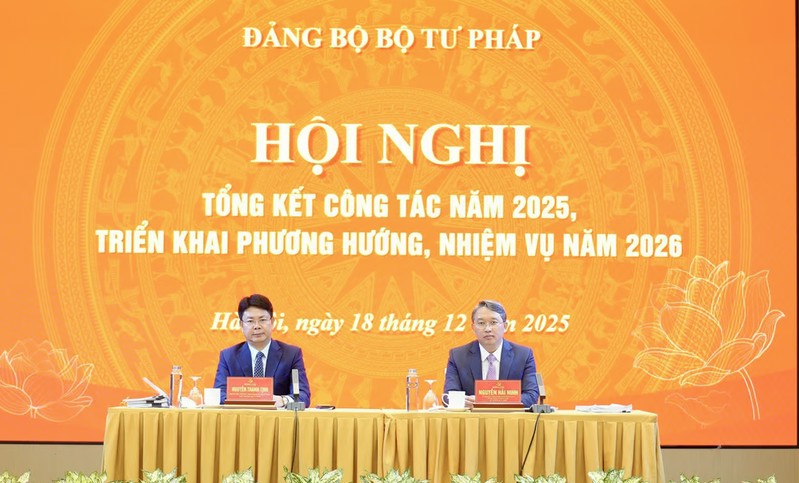 Đảng Bộ Bộ Tư pháp: Tiếp tục tập trung tham mưu hoàn thiện thể chế pháp luật, tạo đột phá phát triển đất nước