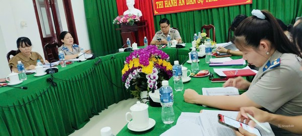 Ảnh đại diện Chi bộ Phòng Tài chính Kế toán – Thi hành án dân sự tỉnh Vĩnh Long tổ chức Hội nghị sinh hoạt chi bộ thường kỳ tháng 08 năm 2026