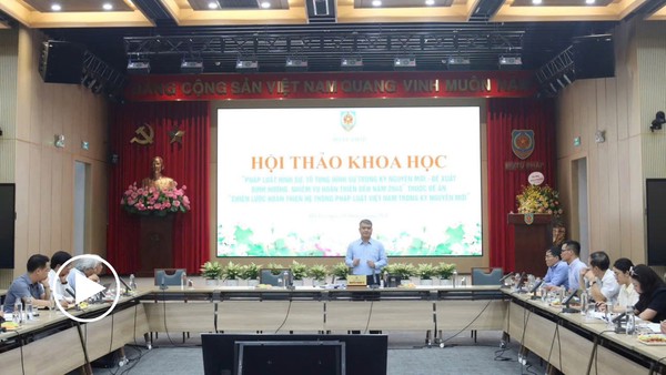 Ảnh đại diện Pháp luật hình sự trong kỷ nguyên mới: Từ tư duy trừng trị đến bảo vệ và kiến tạo phát triển