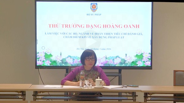 Ảnh đại diện Hoàn thiện tiêu chí đánh giá, chấm điểm KPI về xây dựng pháp luật