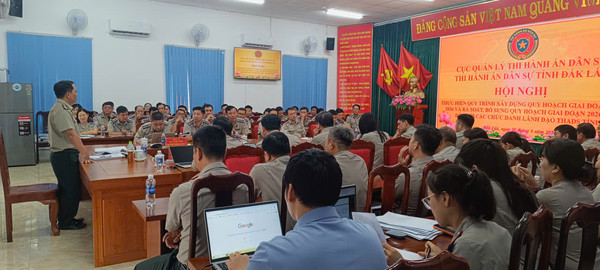 Ảnh đại diện Hội nghị thực hiện quy trình quy hoạch đối với chức danh Lãnh đạo Thi hành án dân sự tỉnh Đắk Lắk giai đoạn 2026-2031 và giai đoạn 2031-2036.