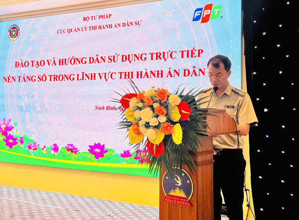 Ảnh đại diện THI HÀNH ÁN DÂN SỰ TỈNH NINH BÌNH TỔ CHỨC LỚP ĐÀO TẠO, HƯỚNG DẪN TRỰC TIẾP NỀN TẢNG SỐ TRONG LĨNH VỰC  THI HÀNH ÁN DÂN SỰ