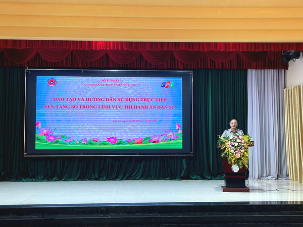 Ảnh đại diện Thi hành án dân sự tỉnh Sơn La tham gia lớp đào tạo, hướng dẫn về quản trị, khai thác, sử dụng phần mềm trên Nền tảng số trong lĩnh vực Thi hành án dân sự