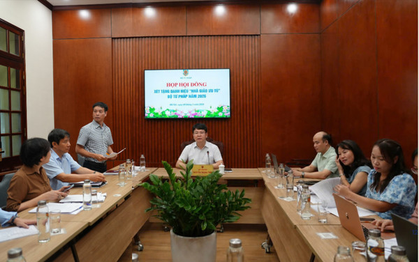 Ảnh đại diện Họp Hội đồng xét tặng danh hiệu “Nhà giáo ưu tú” Bộ Tư pháp năm 2026
