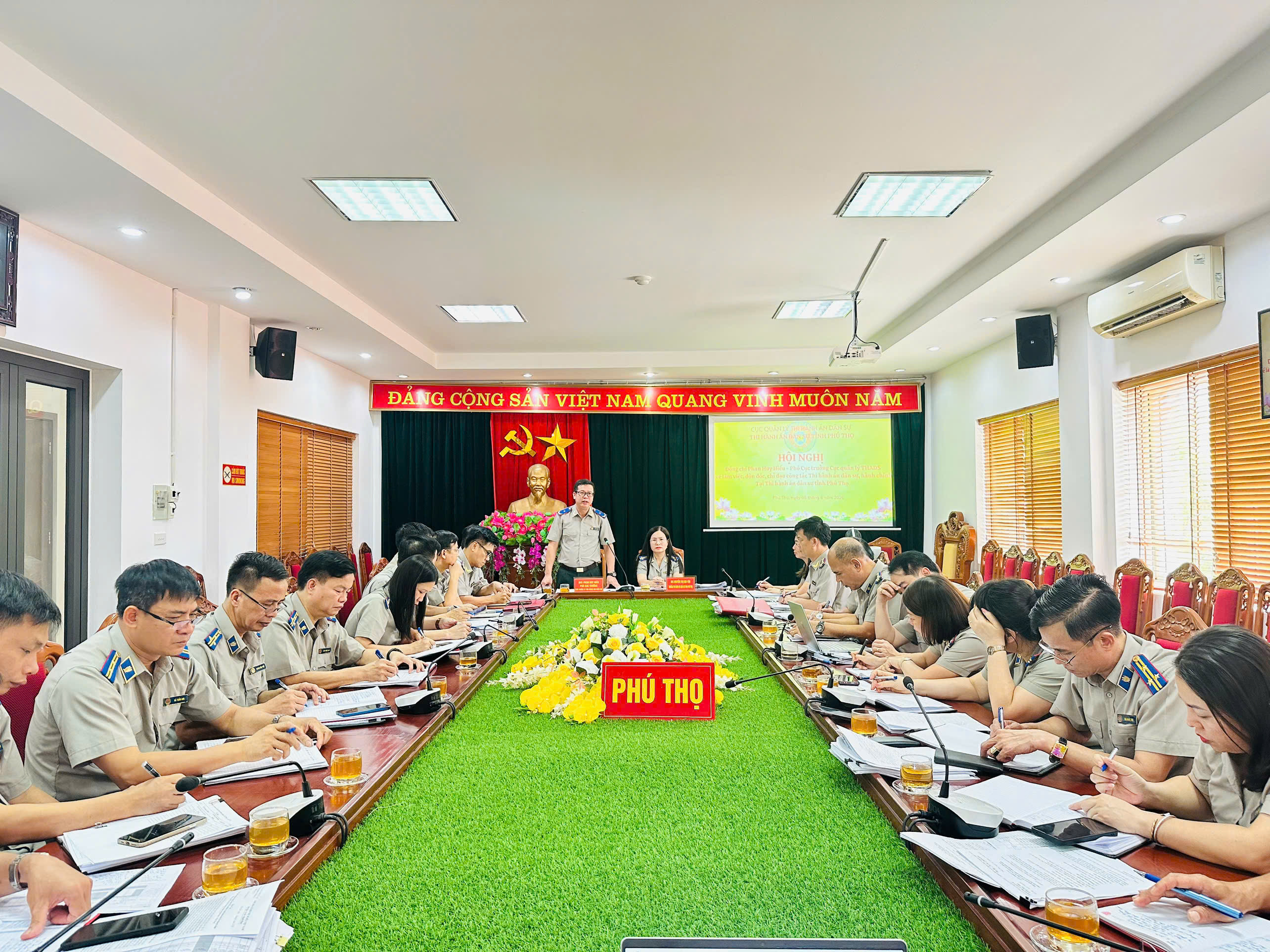 Ảnh đại diện Đồng chí Phan Huy Hiếu làm việc tại Phú Thọ: sâu sát cơ sở, quyết liệt đôn đốc thực hiện nhiệm vụ thi hành án dân sự