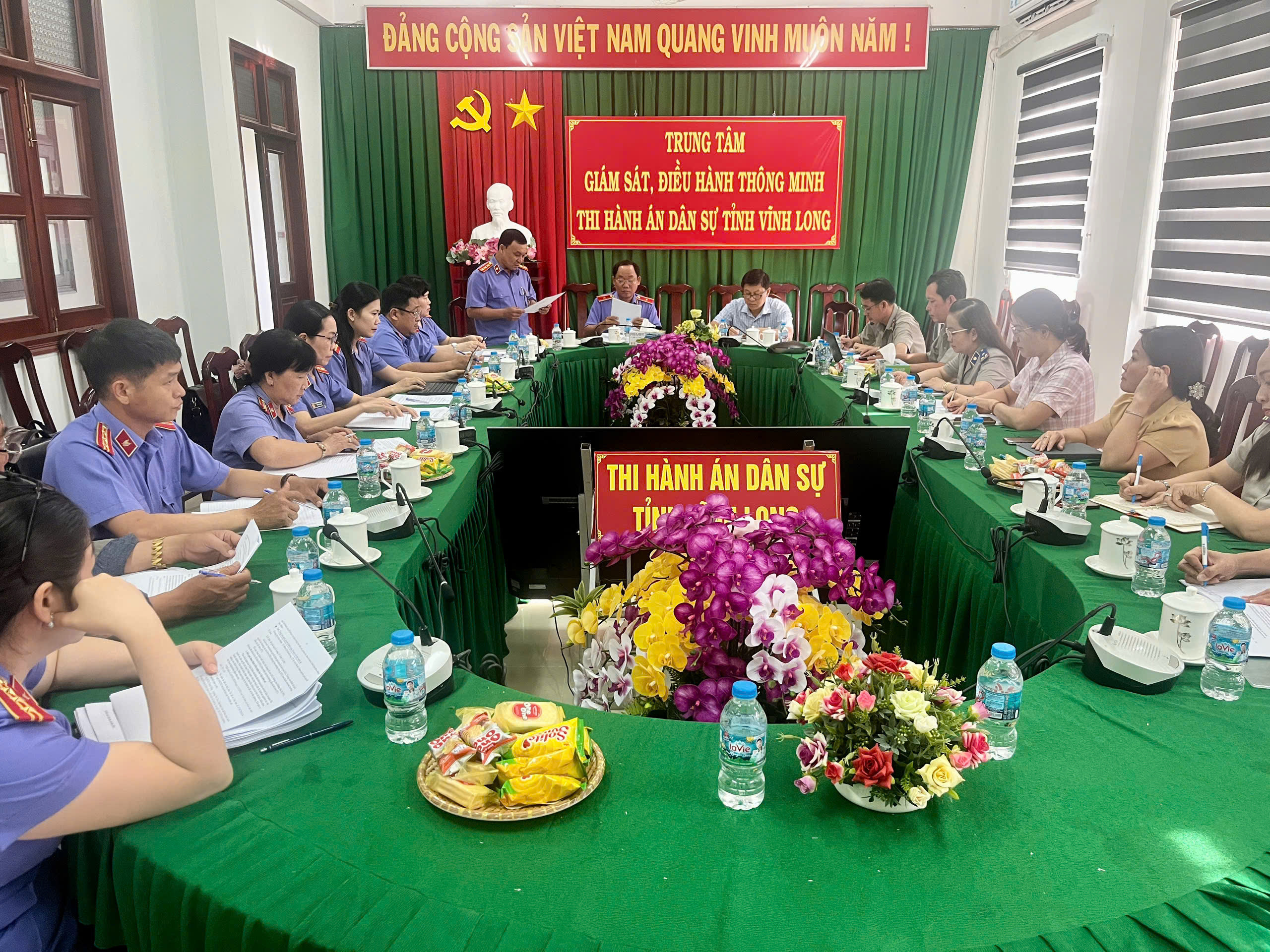 Ảnh đại diện Thi hành án dân sự tỉnh Vĩnh Long phối hợp thực hiện việc trực tiếp kiểm sát hoạt động trong Thi hành án dân sự năm 2026