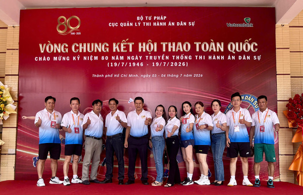 Ảnh đại diện Thi hành án dân sự tỉnh Vĩnh Long tham gia Vòng chung kết Hội thao toàn quốc kỷ niệm 80 năm Ngày truyền thống Thi hành án dân sự