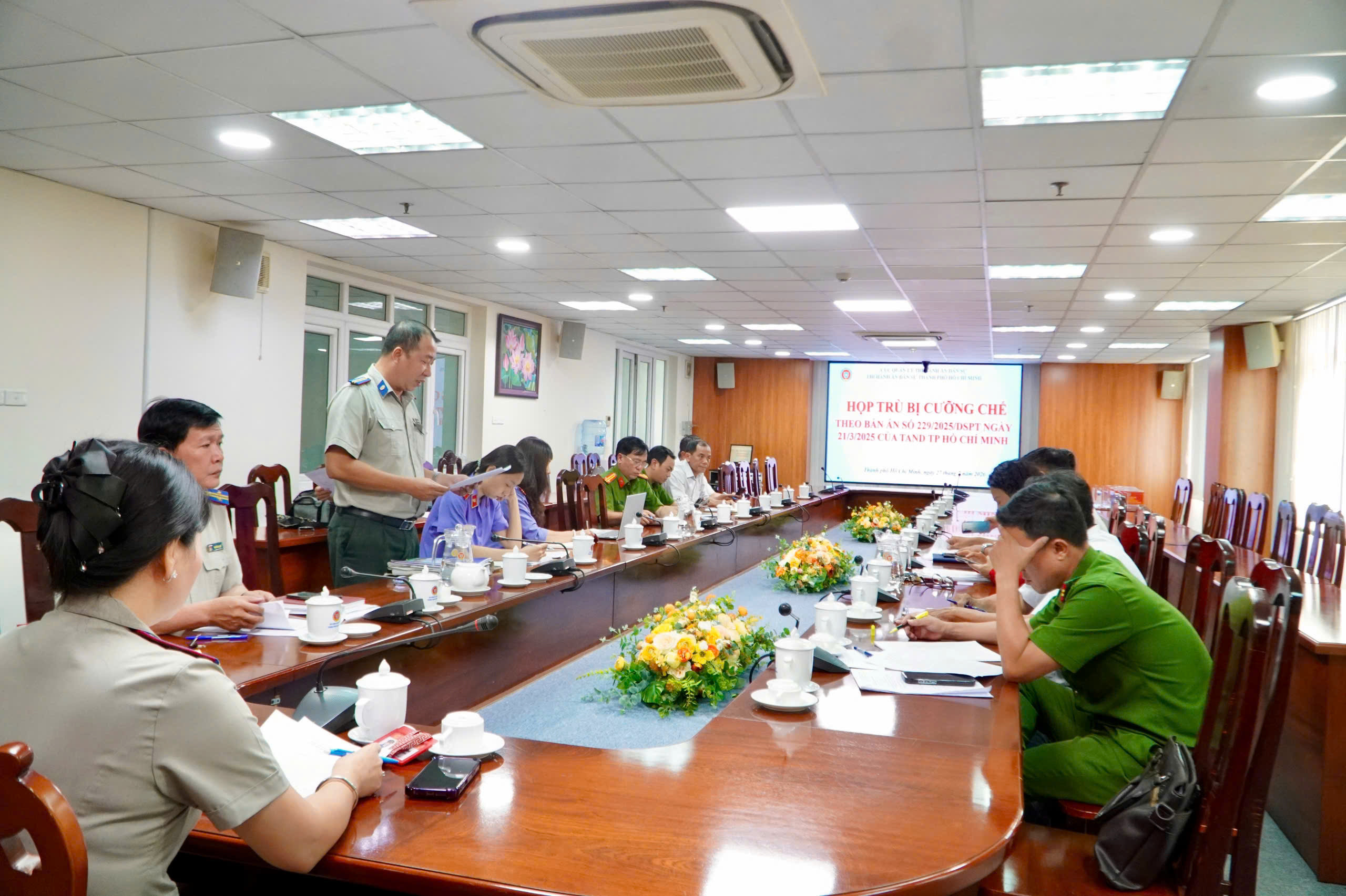 Ảnh đại diện thi hành án dân sự thành phố hồ chí minh tổ chức họp trù bị, thống nhất phương án cưỡng chế thi hành án